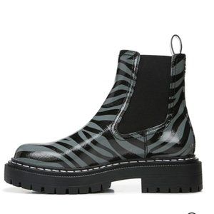 Circus By Sam Edelman 6.5 Lug Bootie Effie Black/Grey BNWB